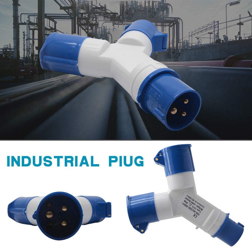 Spina e presa industriale blu MASO 32A 220v IP44 Spina e presa a muro