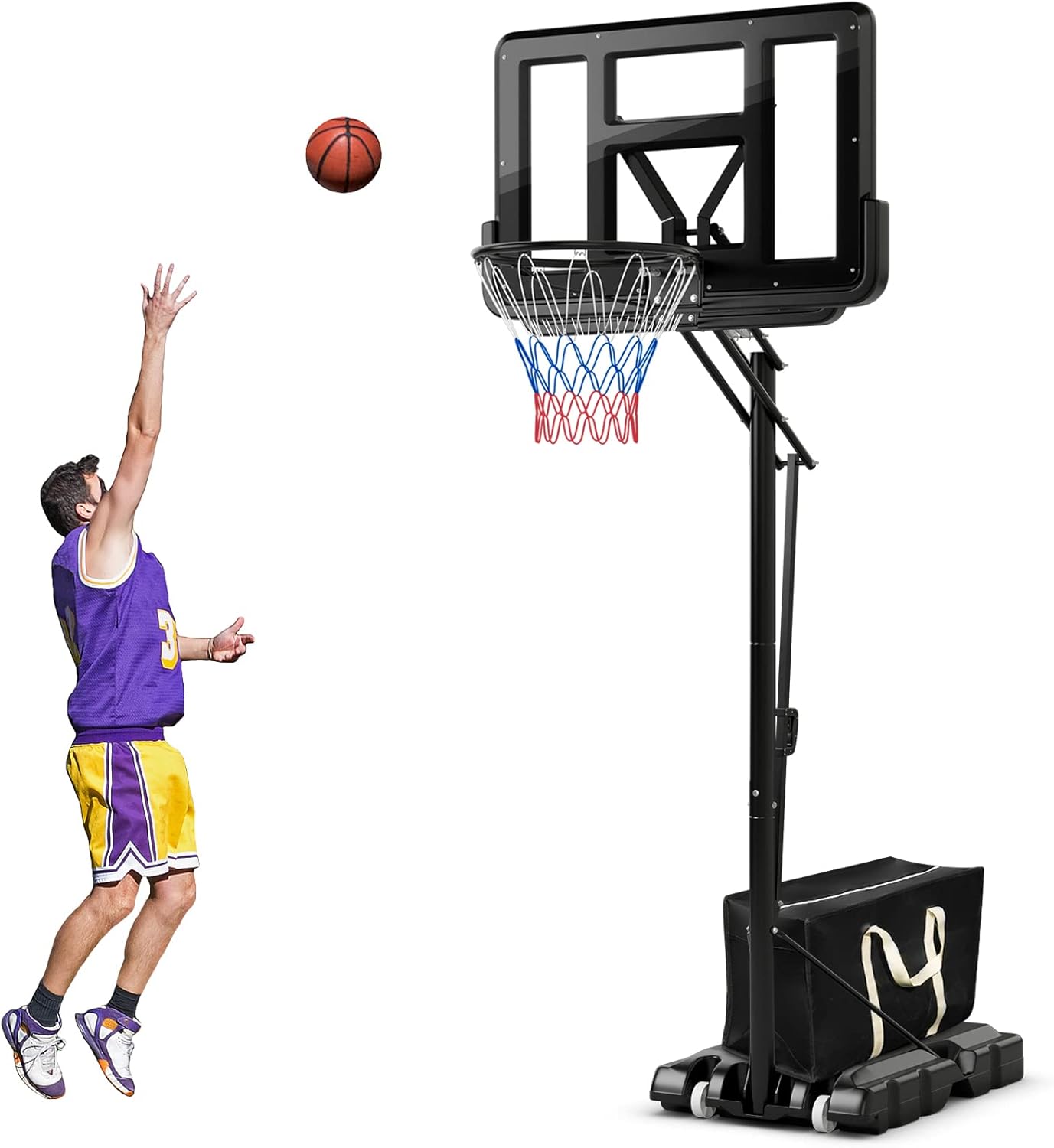 Ensemble de Basketball Arcade pliable avec double panier inclus 4 balles :  Chez Rentreediscount Matériel scolaire en 2023