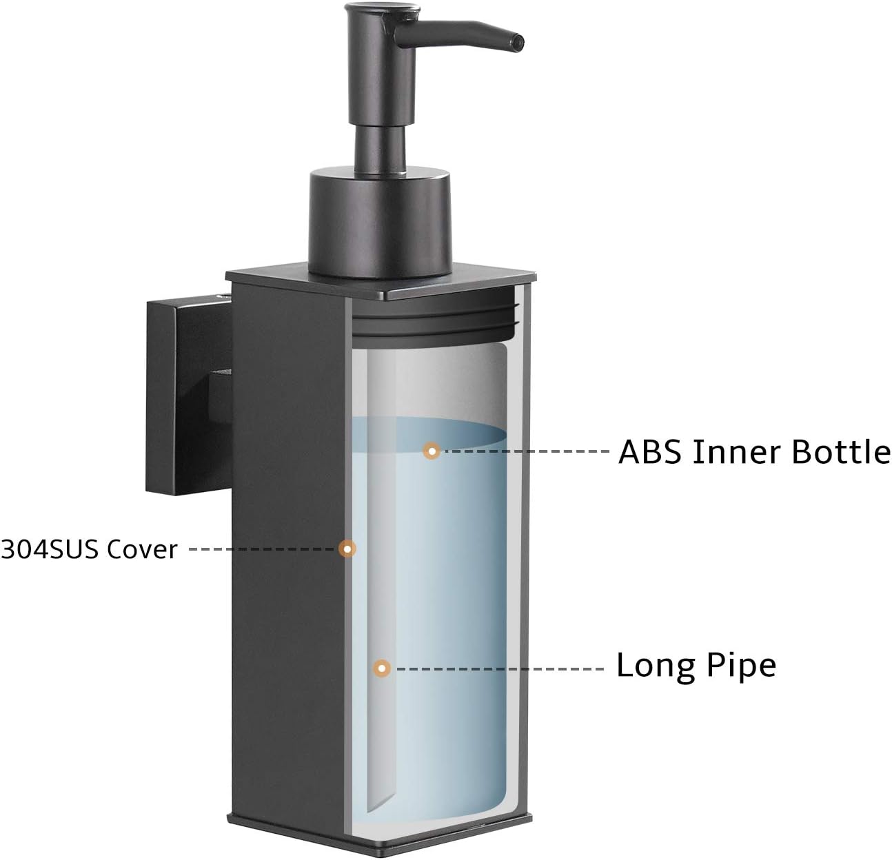 Distributeur De Savon Mural En Acier Inoxydable 304 - Noir Mat - Pour Un Usage Quotidien -Wenko || Grohe || HOMCOM Soldes AAHKMJXYDAFdJAOAIMEbOAchlkWZ0oakZn uVZ0mPidMNbILvCvspZ4oG3fPgIqc1P11gUS6XKZeImZSW5a 06AuZZcBXkmDhQD3AWbDfmlBw==