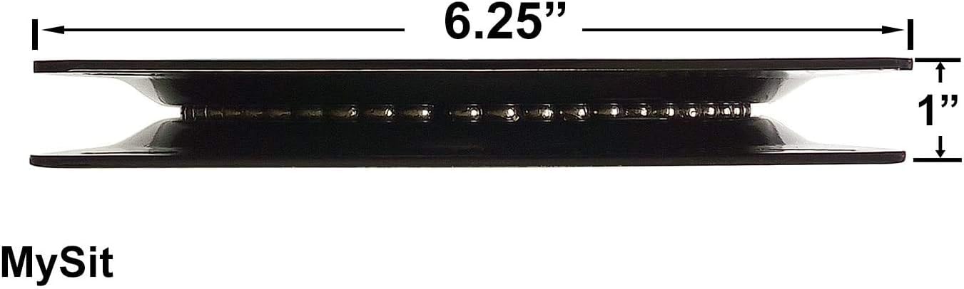 Remplacement De Plaque Pivotante Pour Tabouret De Bar Robuste De 6,25 Po, Mécanisme De Pivotement Carré Pour Fauteuil Inclinable Ou Meuble - Siège De Bateau Pivotant à Roulement à Billes -VIDAXL || Bosch || Whirlpool Soldes