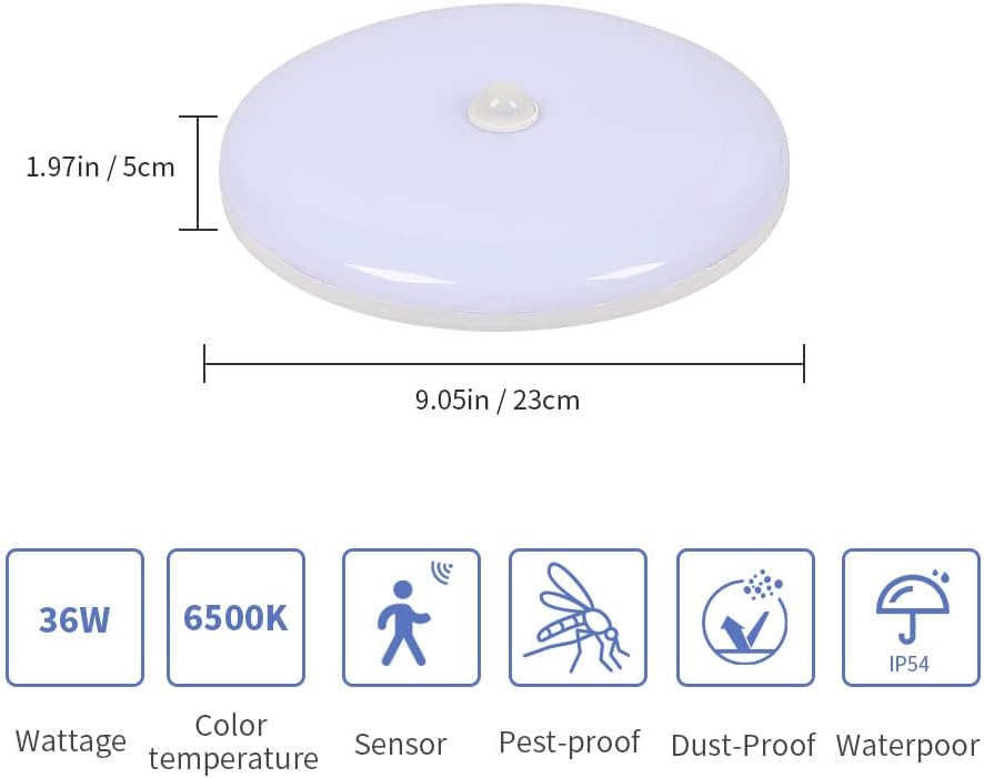 plafonnier led detecteur de mouvement