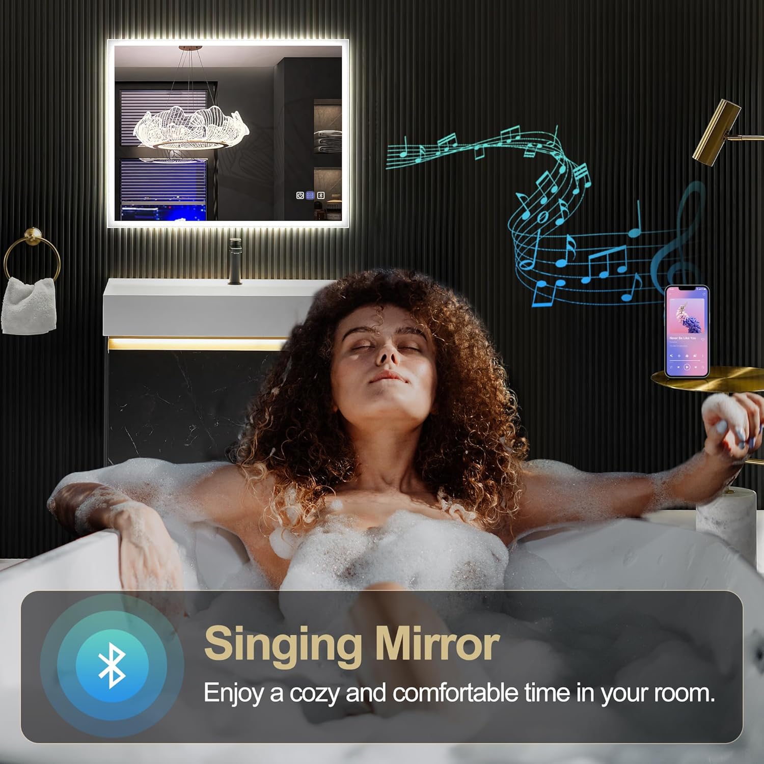 Miroir lumineux salle de bain