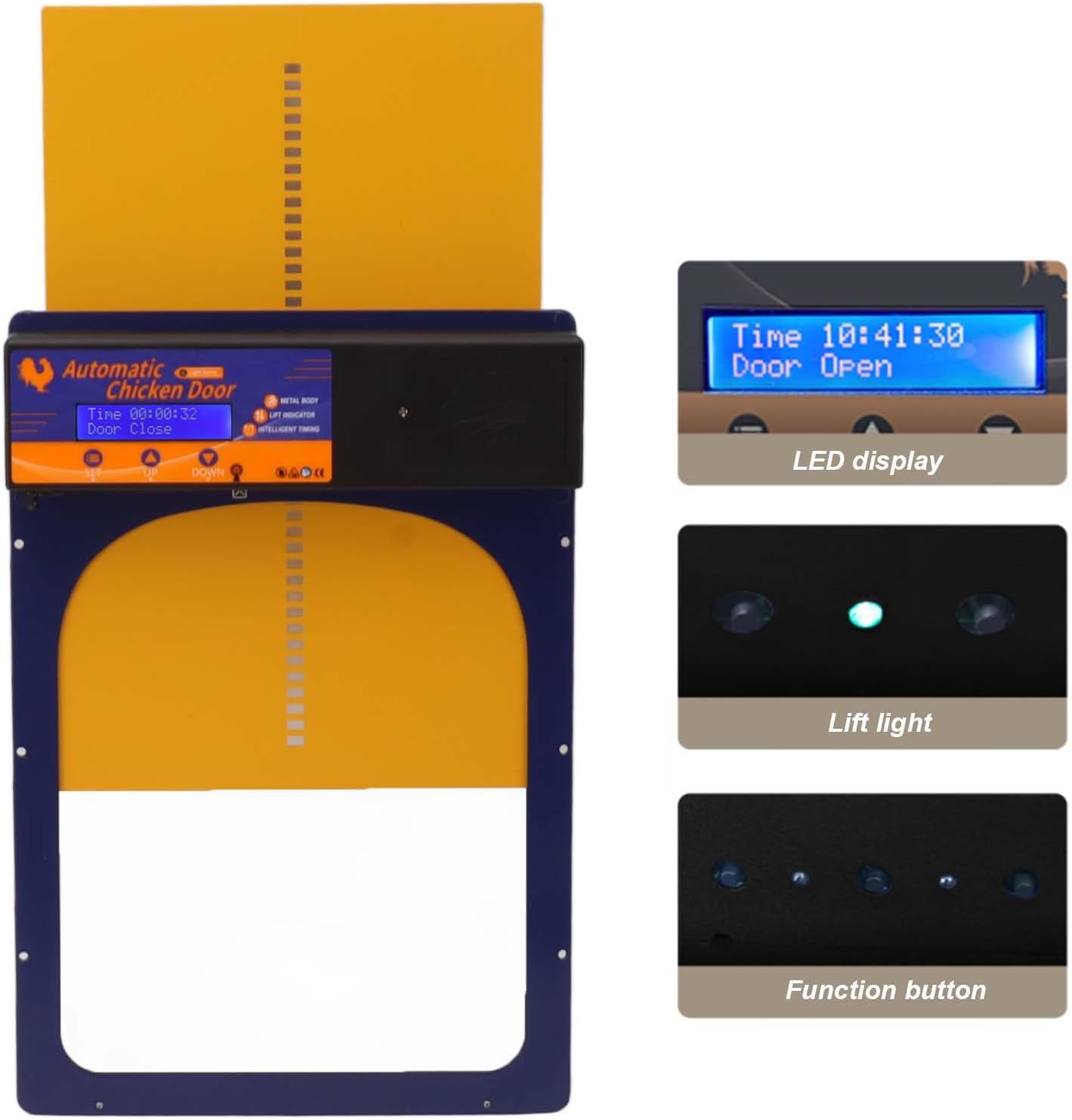 Puerta automática para gallinero