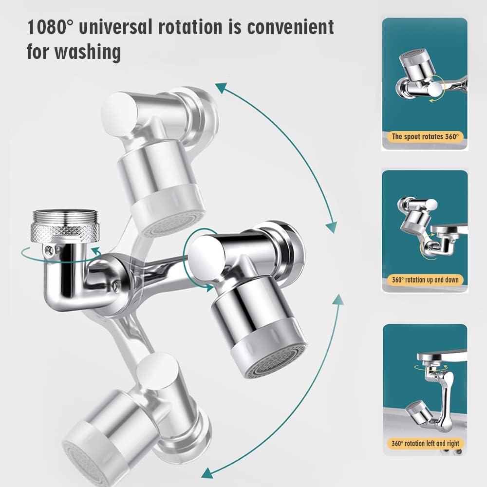 Kitchen Tap Aerator,Universal Rotating Faucet Extender 1080° Large-Angle Rotating Robotic Arm Water Nozzle Faucet Adaptor For 22MM/24MM Faucet Aerator,Splash Filter For Kitchen Bathroom -Bathroom Faucet Store AAHKMJXYDAFdJAOAIMEbOAchlkWZ0oakZn uVZ0mPidMNbILvCvspZ4oG3fPgIqc1P1ORPHamC91H mZLESJLvILEoWG22ZOZNclZZVp7VwPEg==