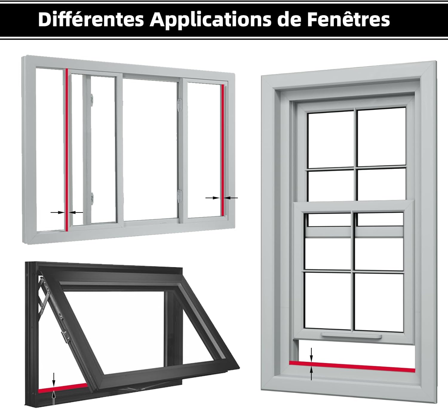 Joint de Fenetre et Porte Isolation Anti Froid
