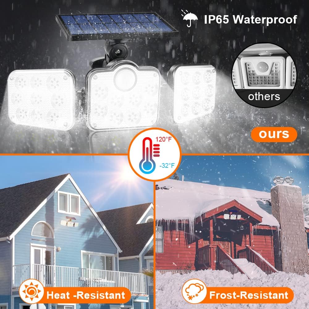 Lot De 2 Projecteurs Solaires Extérieurs 138 LED 2200 Lm Avec Télécommande, étanche IP65, 3 Têtes Réglables, Grand Angle 270°, Lumière De Sécurité Sans Fil Pour Garage, Terrasse, Porche, Jardin -OSRAM || EUROPALAMP Soldes Boutique AAHKMJXYDAFdJAOAIMEbOAchlkWZ0oakZn uVZ0mPidMNbILvCvspZ4oG3fPgIqc1P1SrzthQkt 9eyuZ TmOBMbKfiq67CAffvtErCep6LVzA==