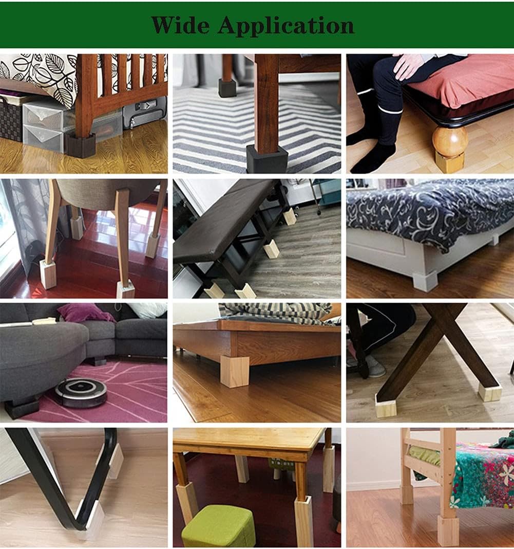 Lot De 4 élévateurs De Meubles Rehausseurs De Meubles En Bois, Lit De Bureau Riser Meubles Pieds De Levage Pieds Jusqu'à Pour Table De Bureau Lit(Size:5x5x5cm) -Fispool Magasin AAHKMJXYDAFdJAOAIMEbOAchlkWZ0oakZn uVZ0mPidMNbILvCvspZ4oG3fPgIqc1P1UpfXosLAH7c3 rSoY3fwXgG74rnEa6uIhmv4qnEBbeA==