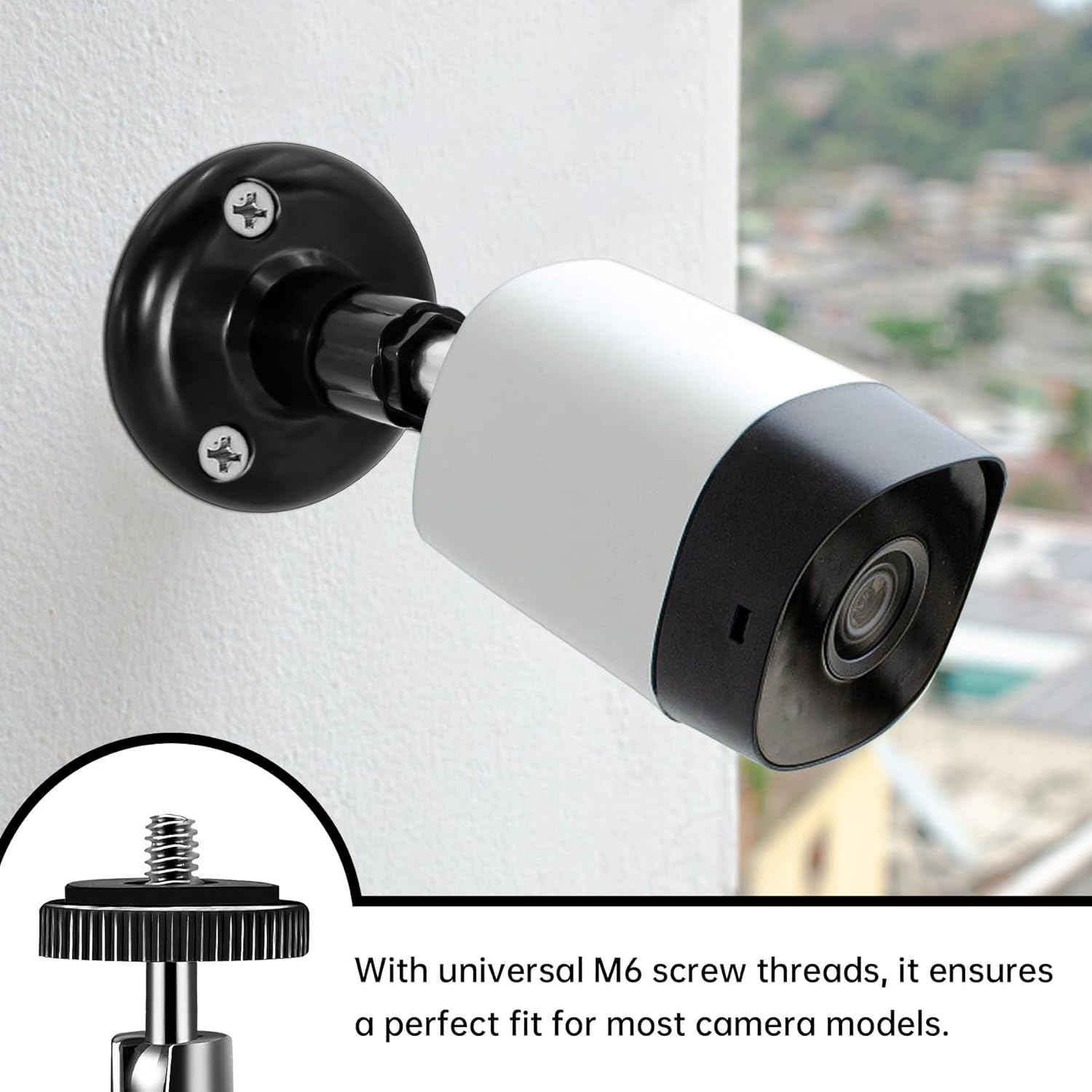 Staffa CCTV Per Telecamera Di Montaggio Di Sicurezza Staffa Impermeabile Per Angolo Esterno Della Parete Staffa - Foto 5