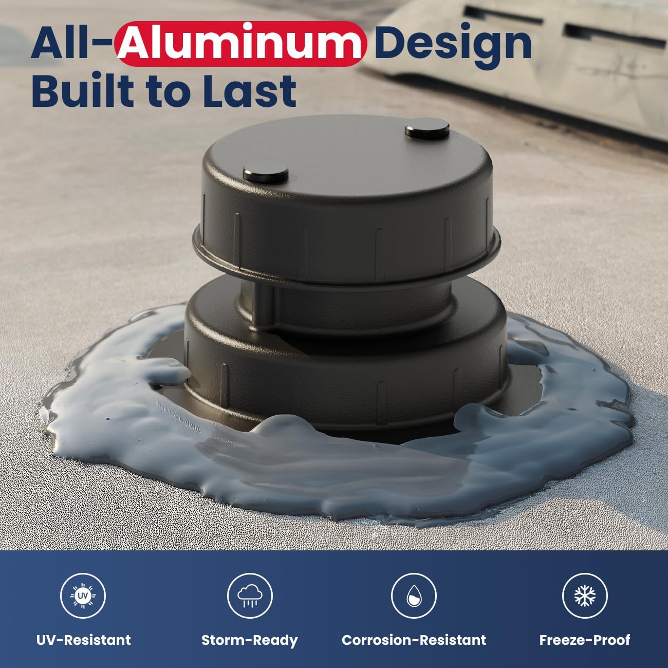 Bouchon ventilation aluminium Irovami camping-car