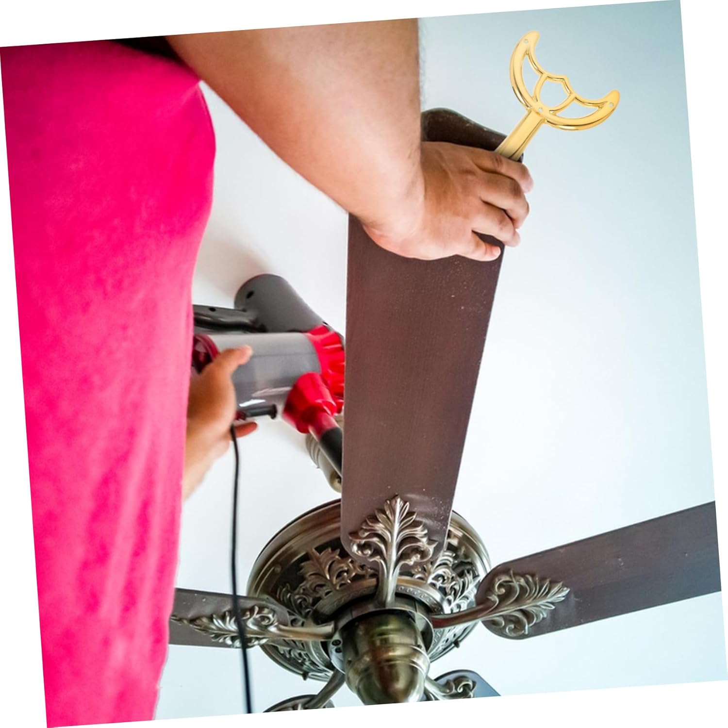 Ventilateur de plafond marron PALAO ⋆ La Maison des Lumières