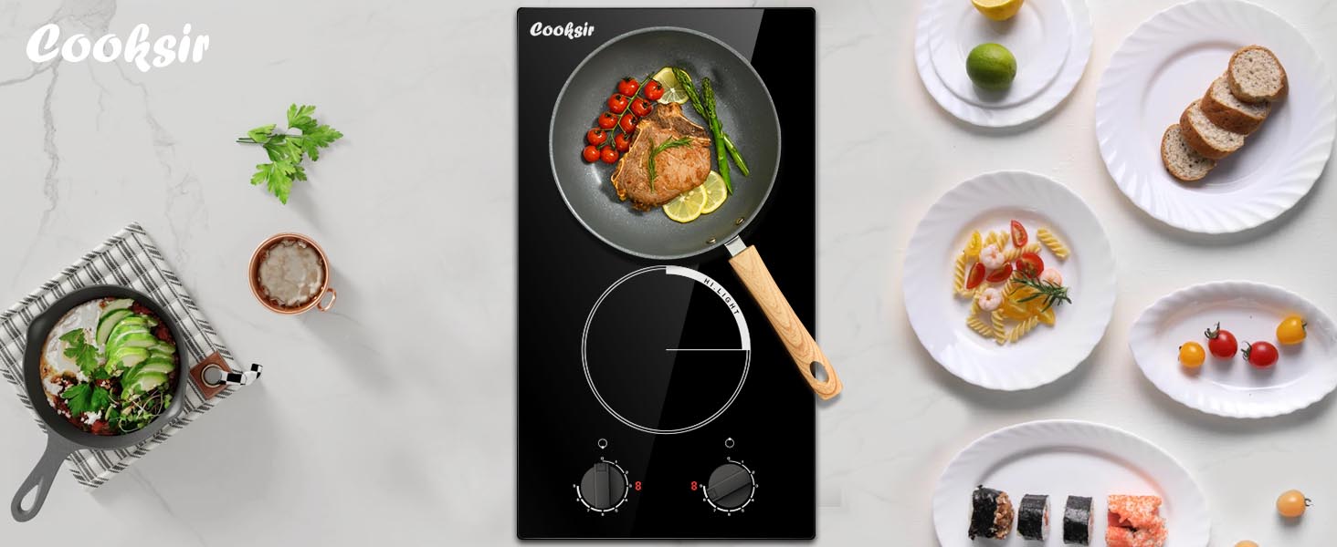 Cooksir Plaque Vitroceramique 2 feux