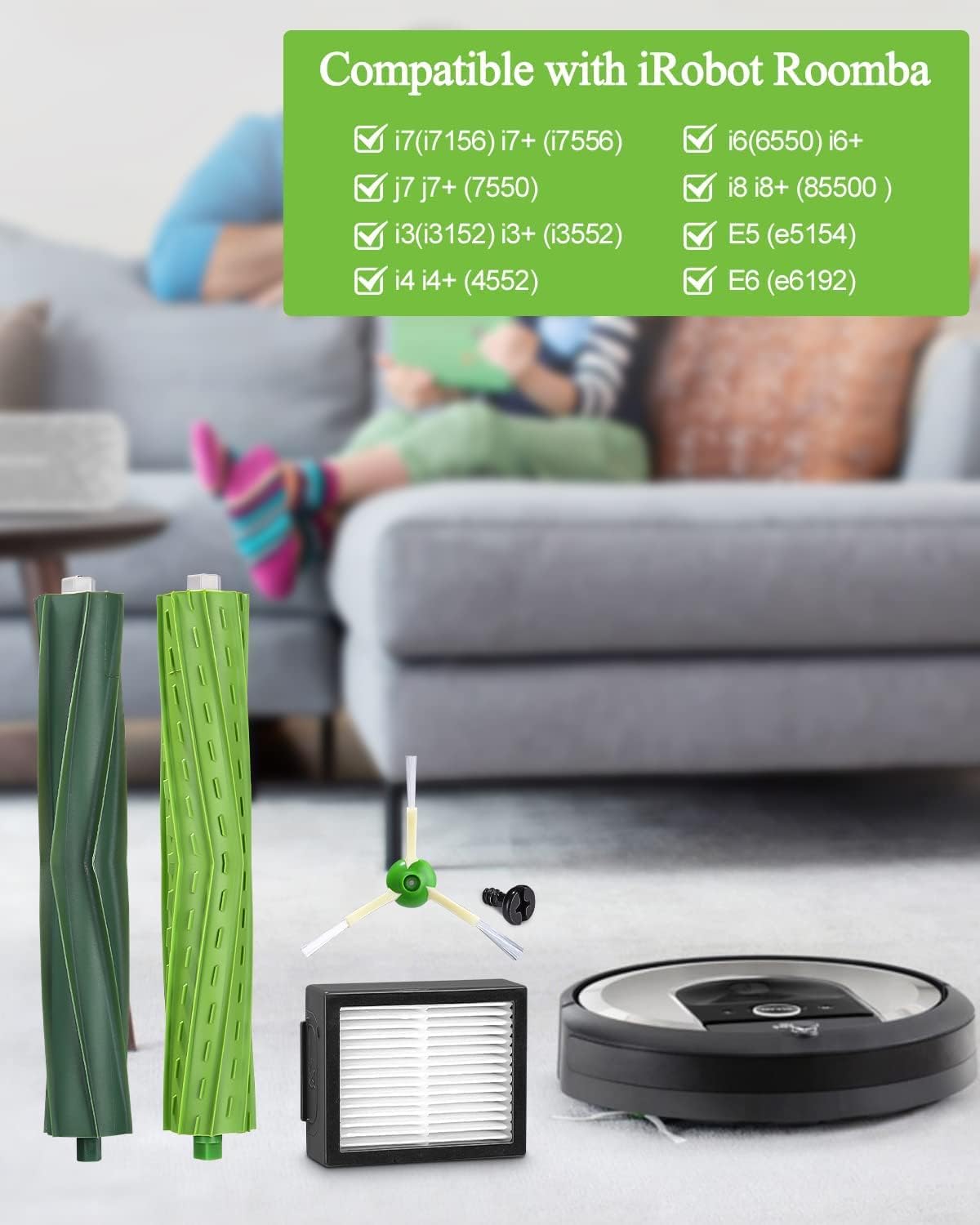 Pièces de Rechange pour iRobot Roomba i7 i7+ i3 i3+ i4 i4+ i6 i6+