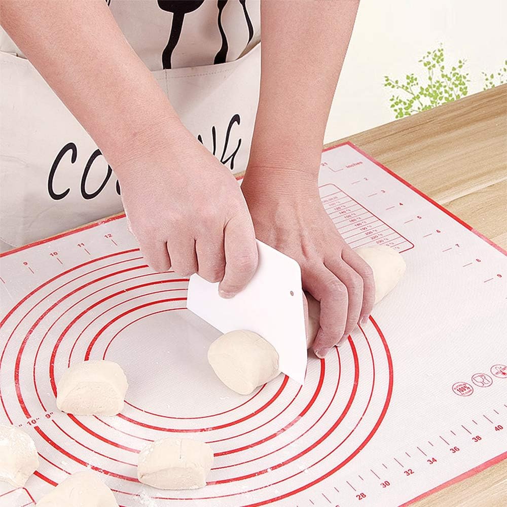 Accessoire de rangement pour cuisine，Tapis de Cuisson en Silicone  réutilisable 60 x 40 cm Peut mesurer la Taille Tapis de pâtisserie Anti- dérapant antiadhésif