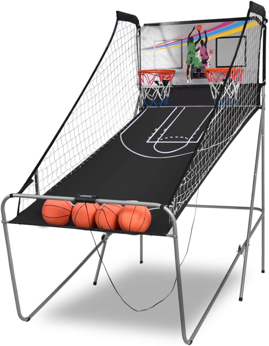 COSTWAY Panier De Basket-Ball Sur Pied Hauteur Réglable 192–247 CM Support Portable De Basketball Sur Roulettes Pour Enfant/Adultes -Pas Cher Clair Jardin Magasin