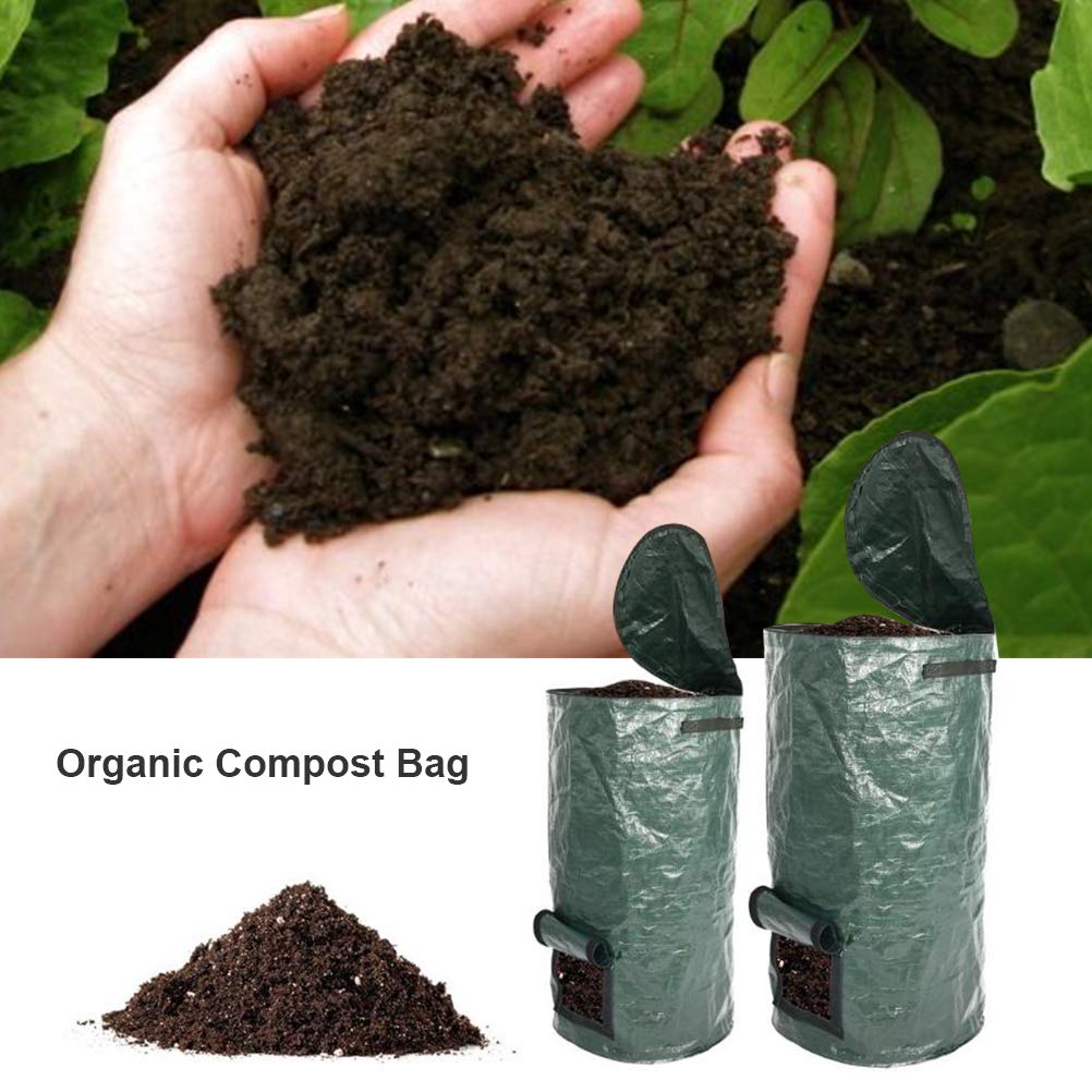 Sac à Déchets Composteur PE pour Jardin et Cour