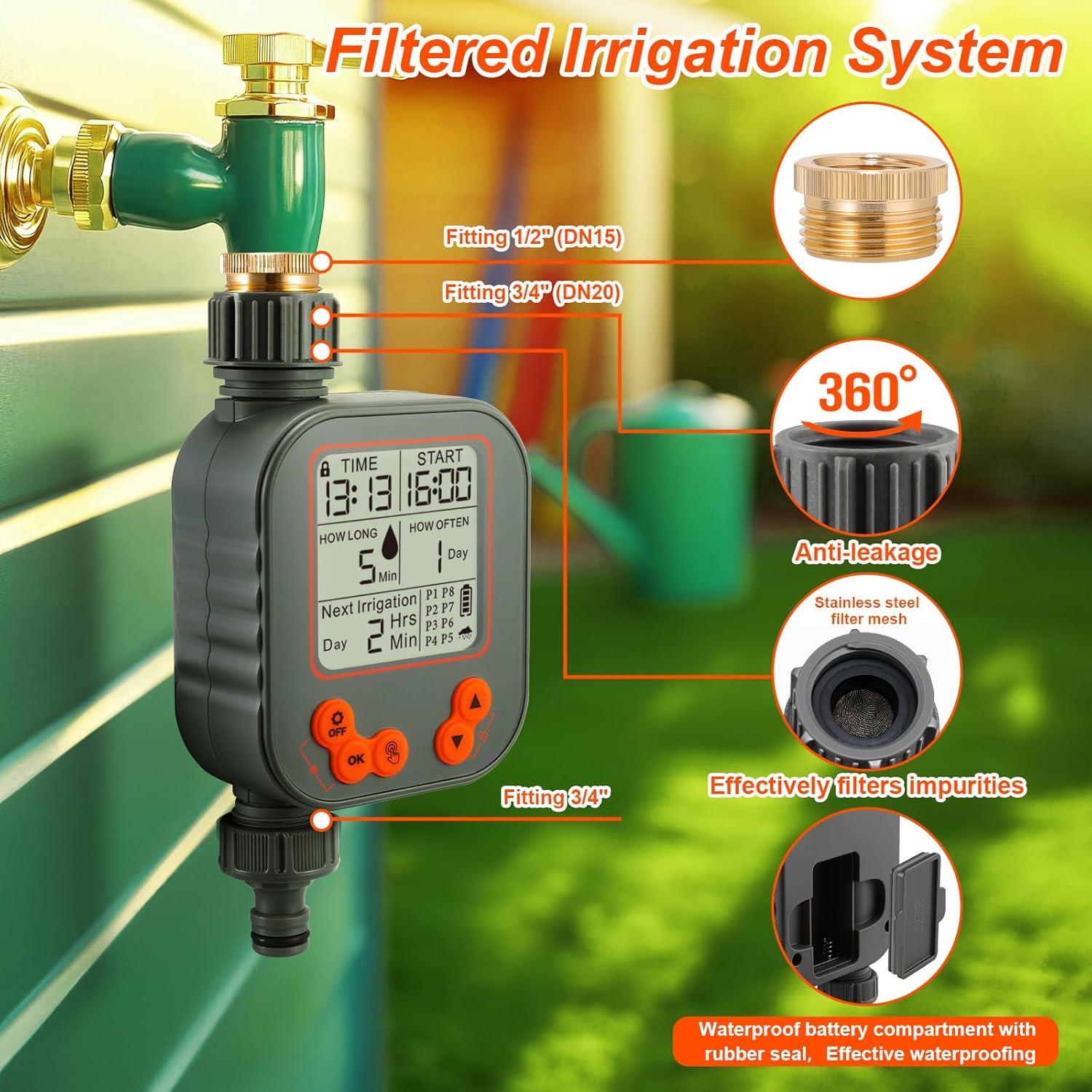 Timer per irrigazione