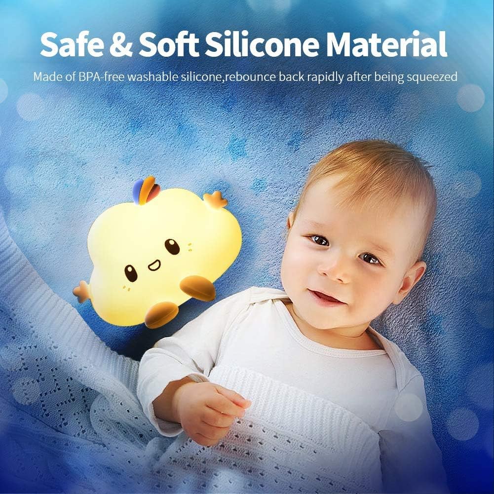 Children's Night Light, LED Baby Night Light Electric Plug Light, Cloud Light Night Light USB Rechargeable Touch Adult Girl Boy, Portable Night Lamp Children's Bedside, Silicone Lamp 7 ColorsCute Gift -Home Lighting AAHKMJXYDAFdJAOAIMEbOAchlkWZ0oakZn uVZ0mPidMNbILvCvspZ4oG3fPgIqc1P1wEXqVC3Lmw0oj7wyeWx