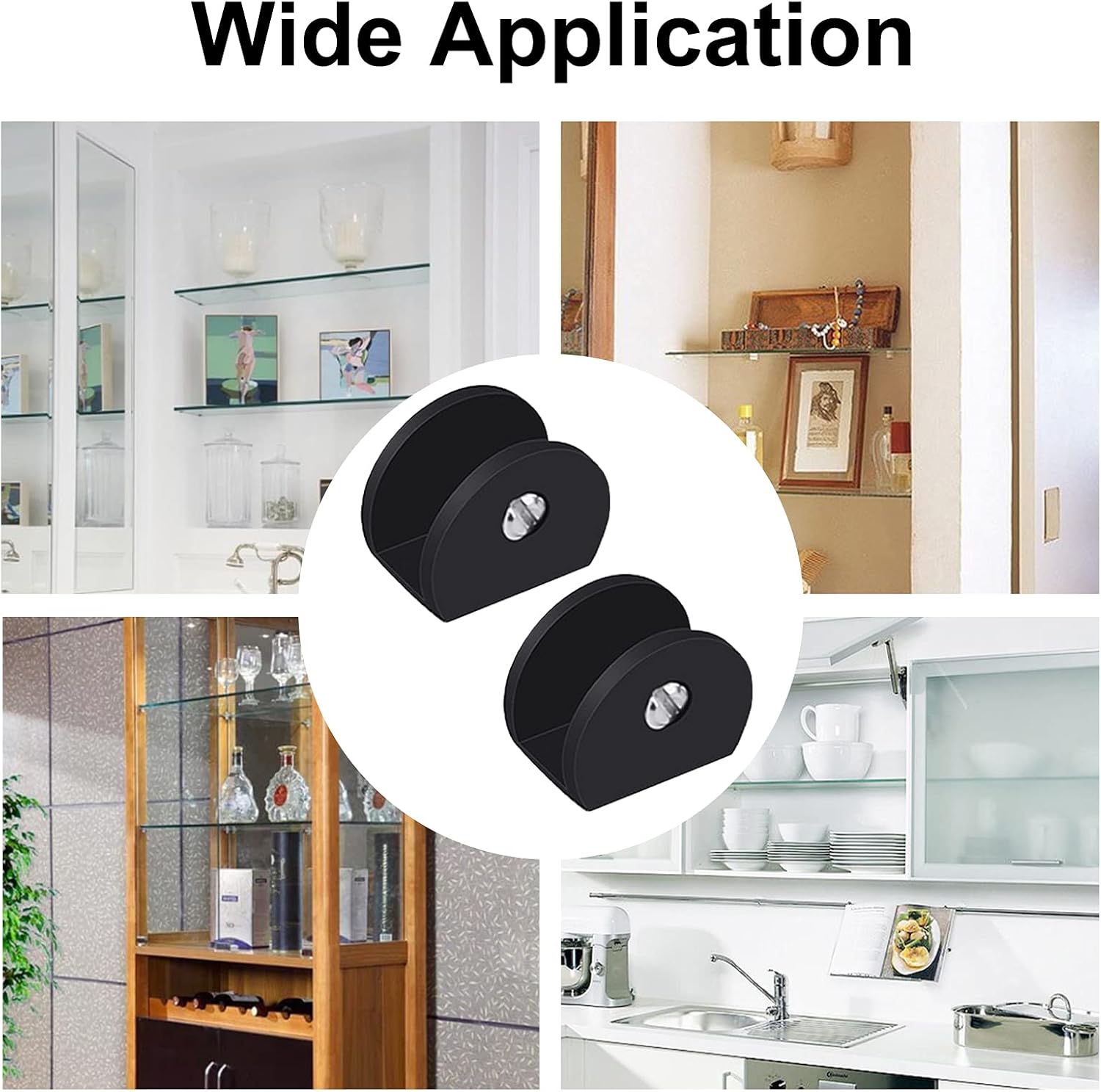 Pince à Verre, 4 Pièces De Support D’Étagère En Verre Support Tablette Verre Noir, Fixation Tablette Verre Réglable, Demi-Rondes, En Alliage D'Aluminium, Pour Verre De 6 à 8 Mm D'Épaisseur, -Pro Outils Soldes Magasin AAHKMJXYDAFdJAOAIMEbOAchlkWZ0oakZn uVZ0mPidMNbILvCvspZ4oG3fPgIqc1P1zA19f1dtdeFTo 2Ut9tW8ABUFodOie4bJ34U534yVgw==