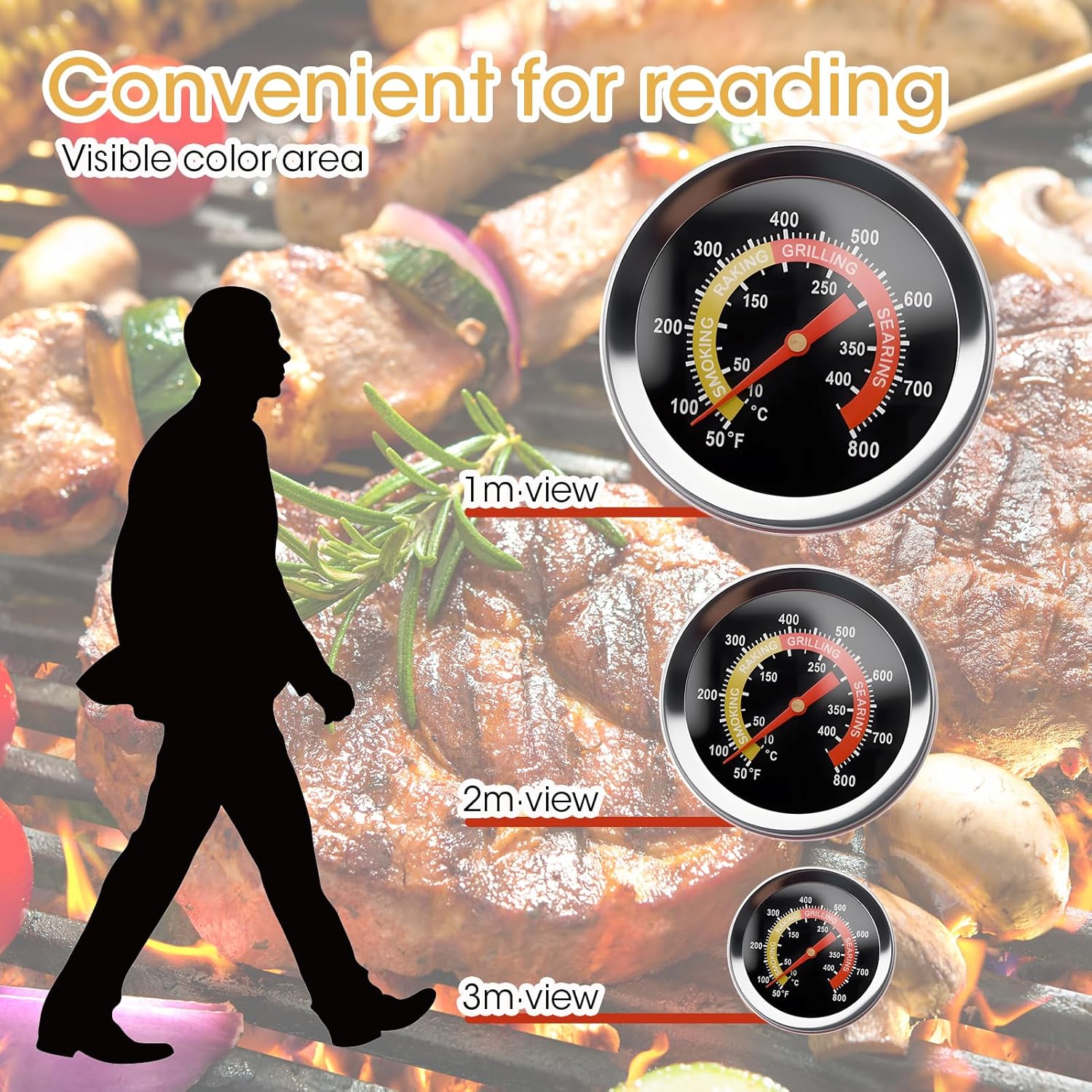 Lot De 2 Manomètres Y50 0-10 Bar Ou 0 à 150 Psi Manomètre Raccord Latéral Filetage 1/4" Diamètre