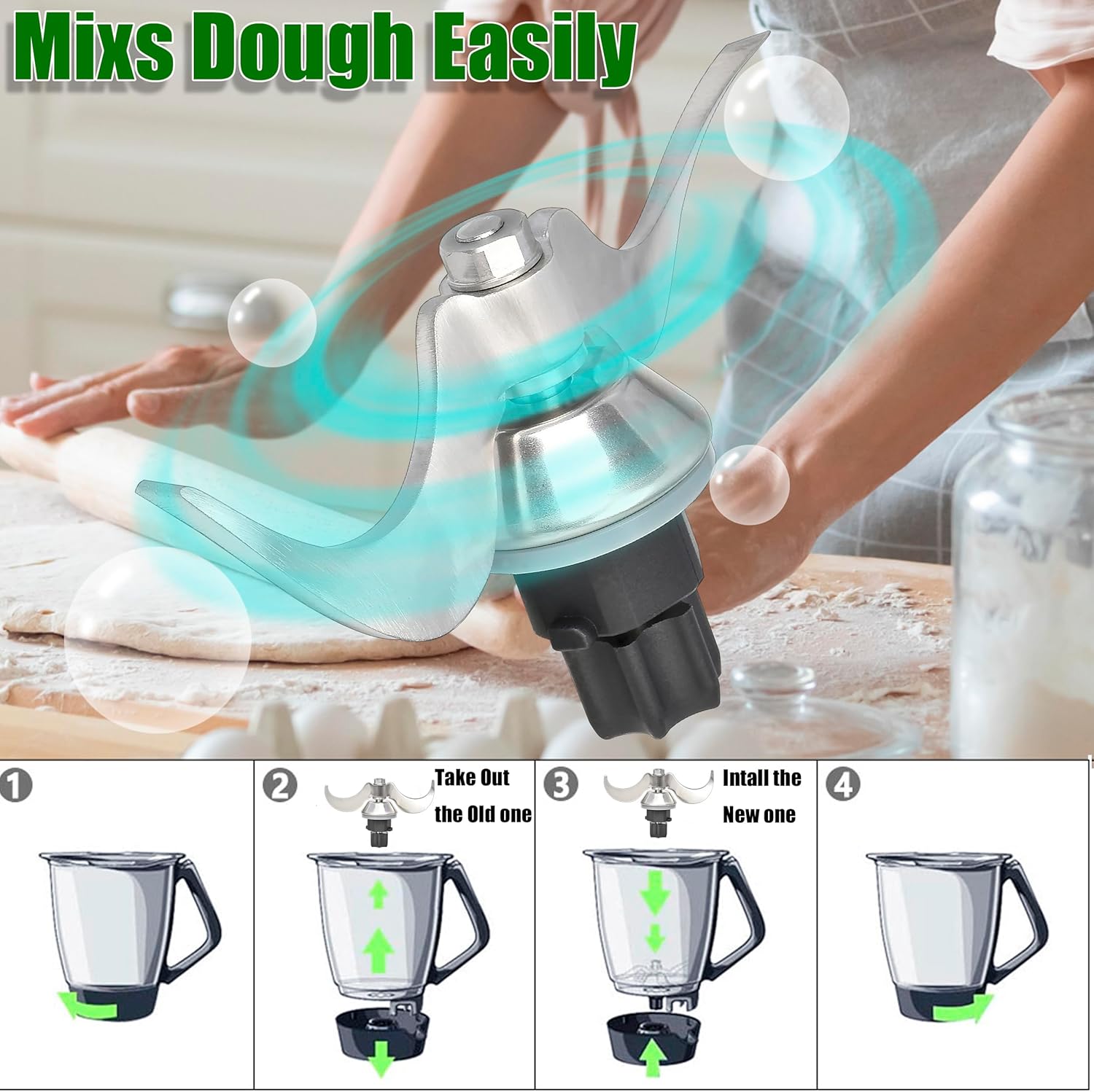 Fouet Mélangeur Vorwerk Thermomix TM31 /TM5 / TM6 - Robot - Vente