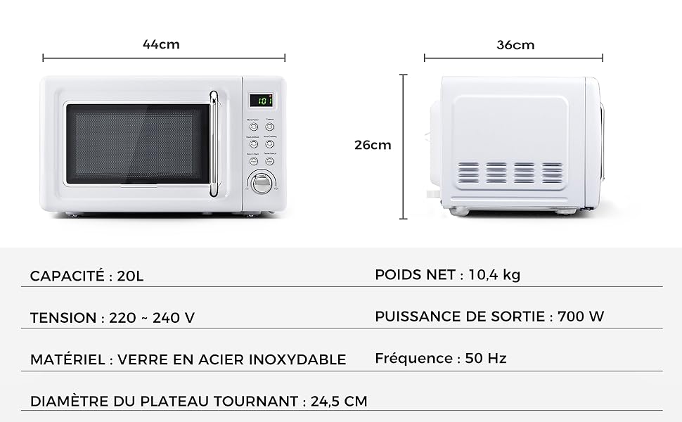COSTWAY Four à Micro-ondes 20 L 700 W à Style Rétro, Avec 5 Niveaux De Puissance, 8 Cuissons Préprogrammées, Chauffage à 360°, Fonction De Dégivrage Et De Cuisson Automatique, Blanc -VIDAXL || Bosch || Whirlpool Soldes AAHKMJXYDAFdJAOAIMEbOAchlkWZ0oakZn uVZ0mPidMNbILvCvspZ4oG3fPgIqc1P26RdPiG8KHKUtblW5 ULKvLD1OHzwX jolGWPZGyLZfA 8FFJQNP5eepPEqRX4lX6sPMyWwfa1momWAoNPYYy 1Y 7GEhNofb2yfLZ6xO62OEKIPugPlQXTxqT 2j8JJvYUiaehErTQusFpa8YoXziLtQ
