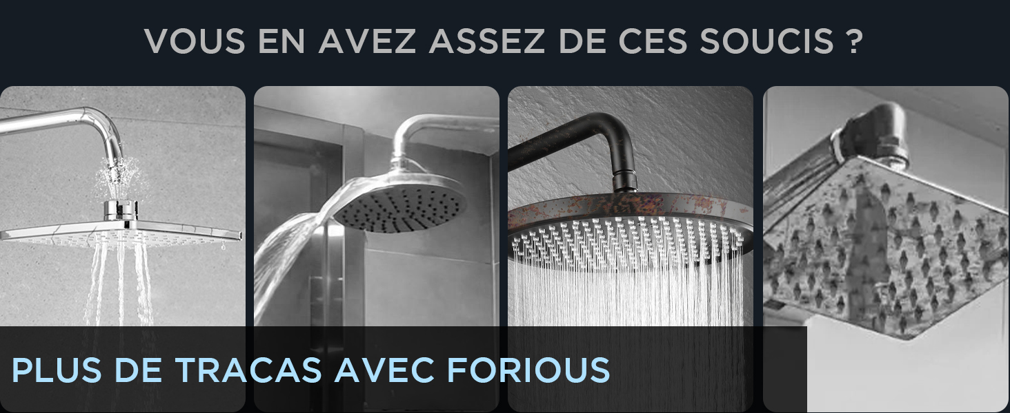 paroi de douche barre de douche tete de douche