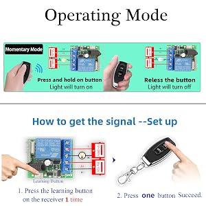 M Momentary Mode, Easy to Install