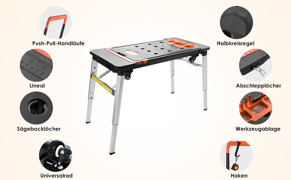 Mobile Werkbank Klappbar