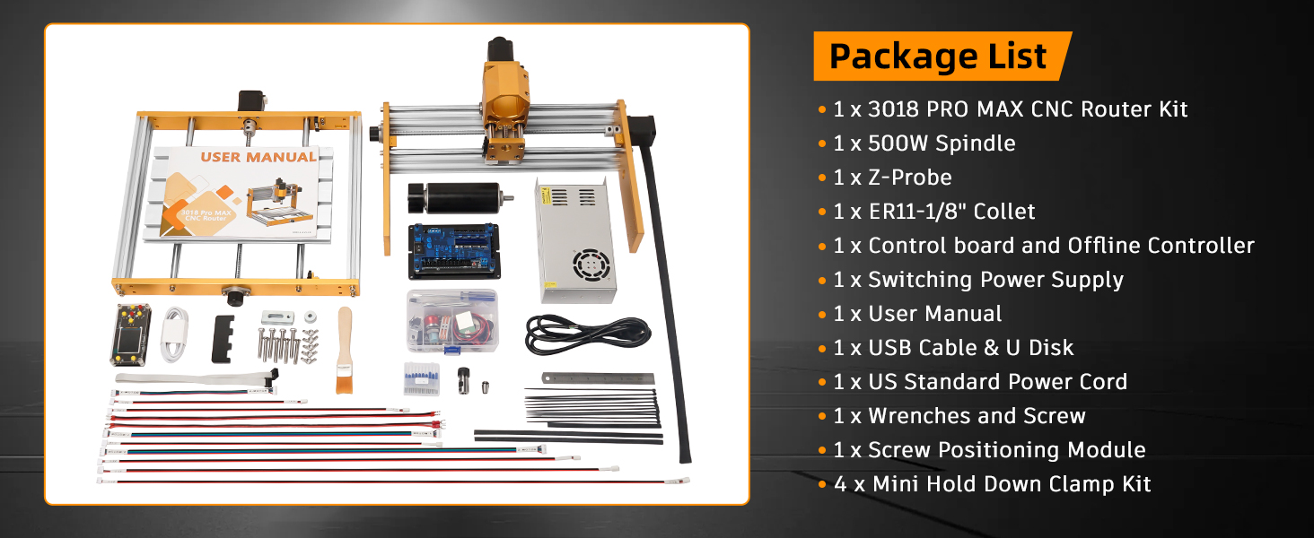 3018 pro max cnc router machine