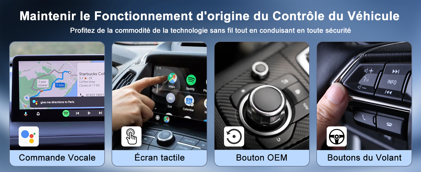 Adaptateur Android Auto sans Fil
