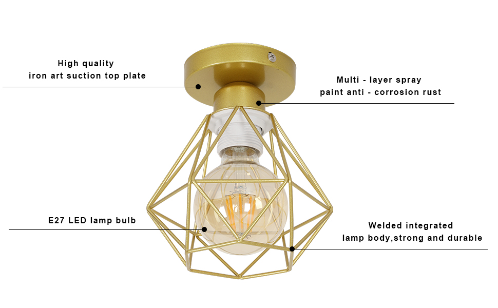 lampadario oro