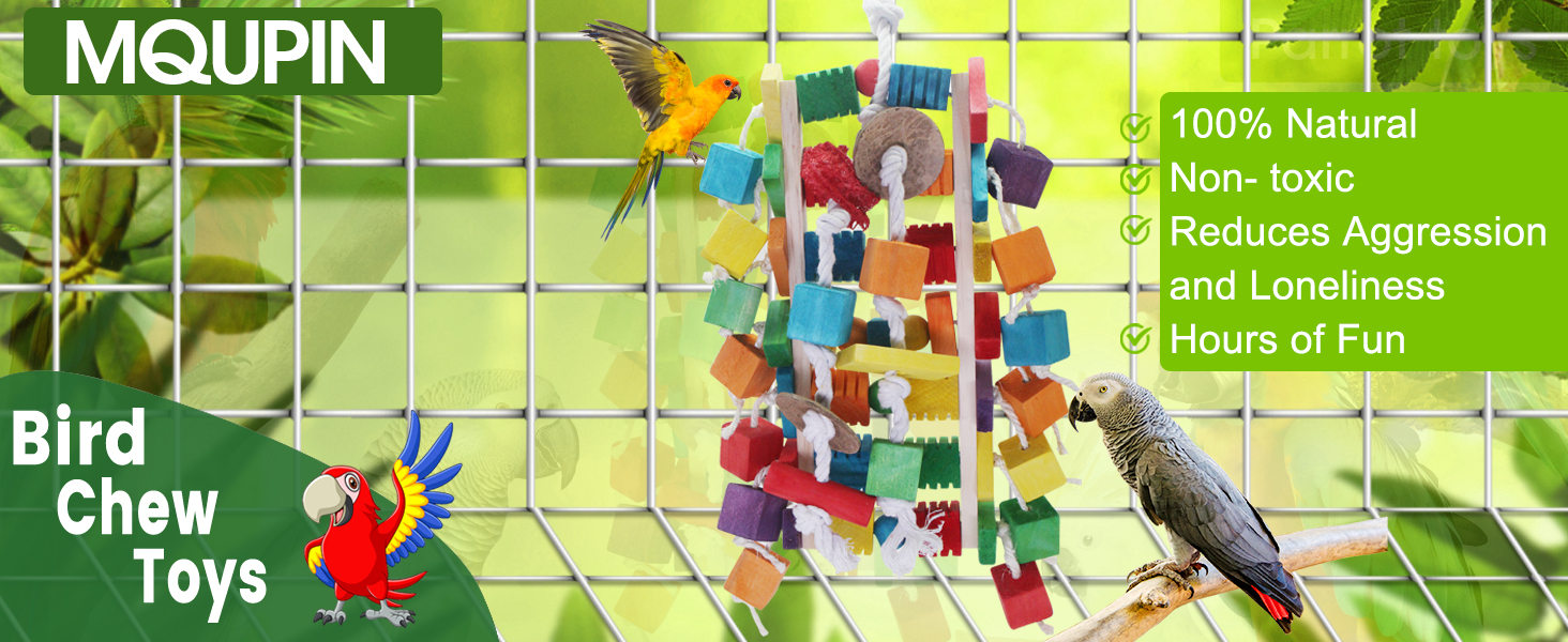 parrot toys chewing and foraging toys caged bird toys african grey parrot toys