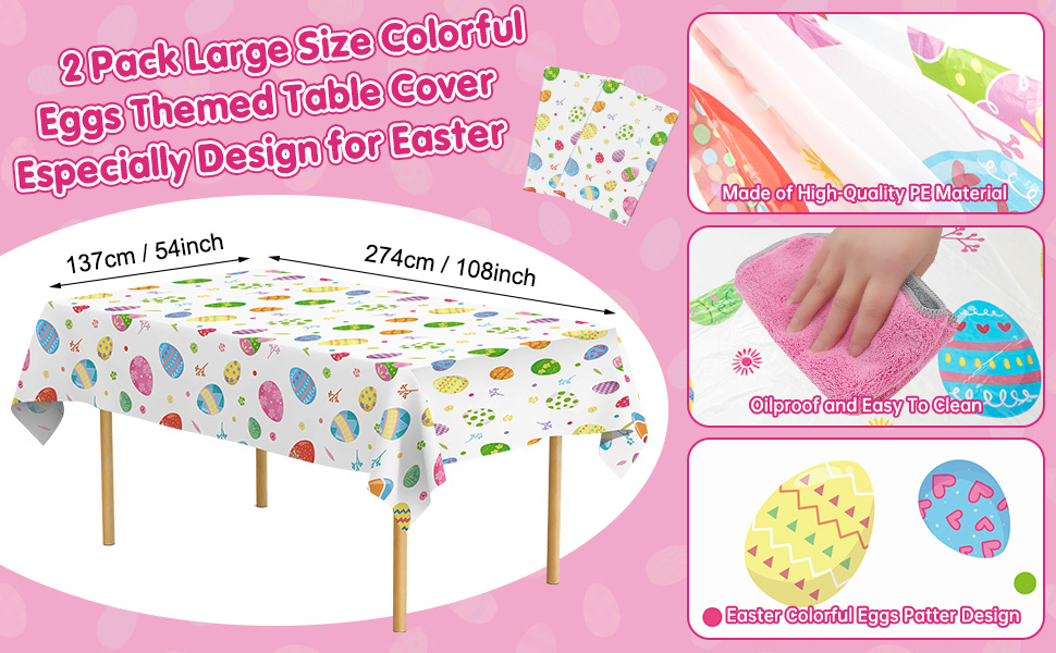 Cubierta de mesa rectangular desechable de primavera para el hogar, cocina y comedor