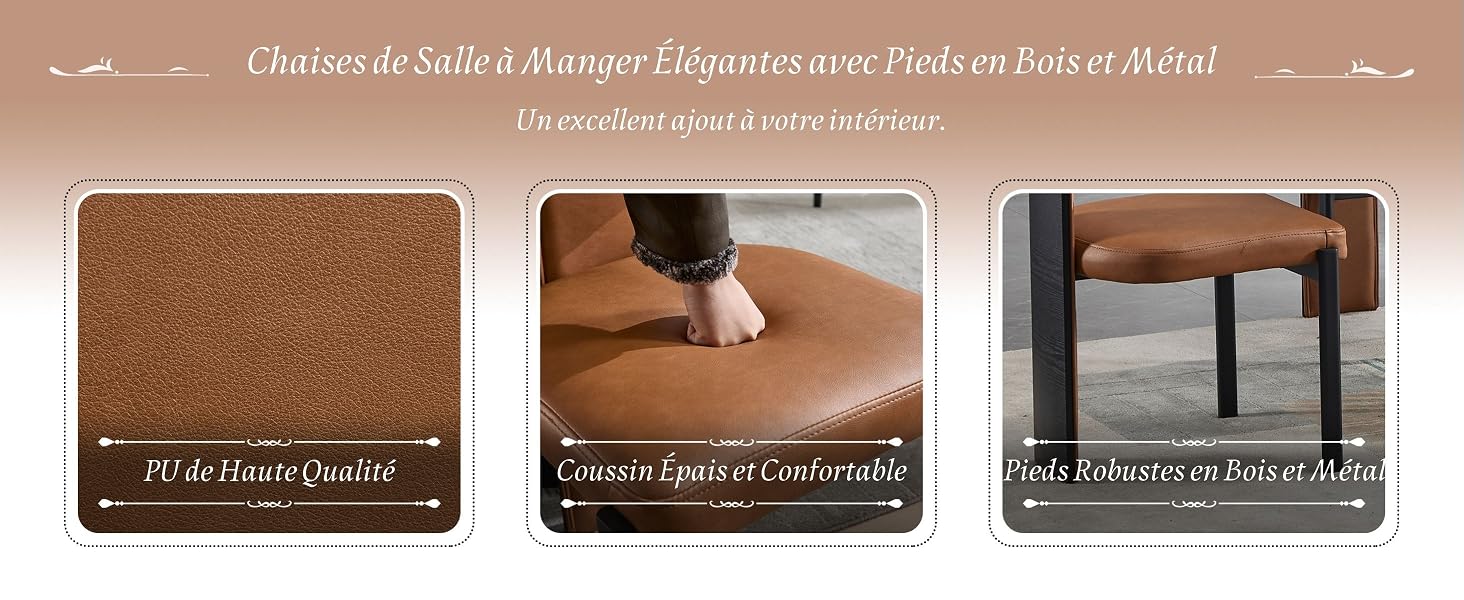Série d'images de démonstration montrant l'application du produit ou le processus d'installation sur différentes surfaces, y compris de petites étiquettes textuelles trop petites pour être lues clairement.