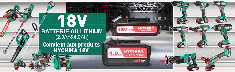 18V 2.0 & 4.0 Battery