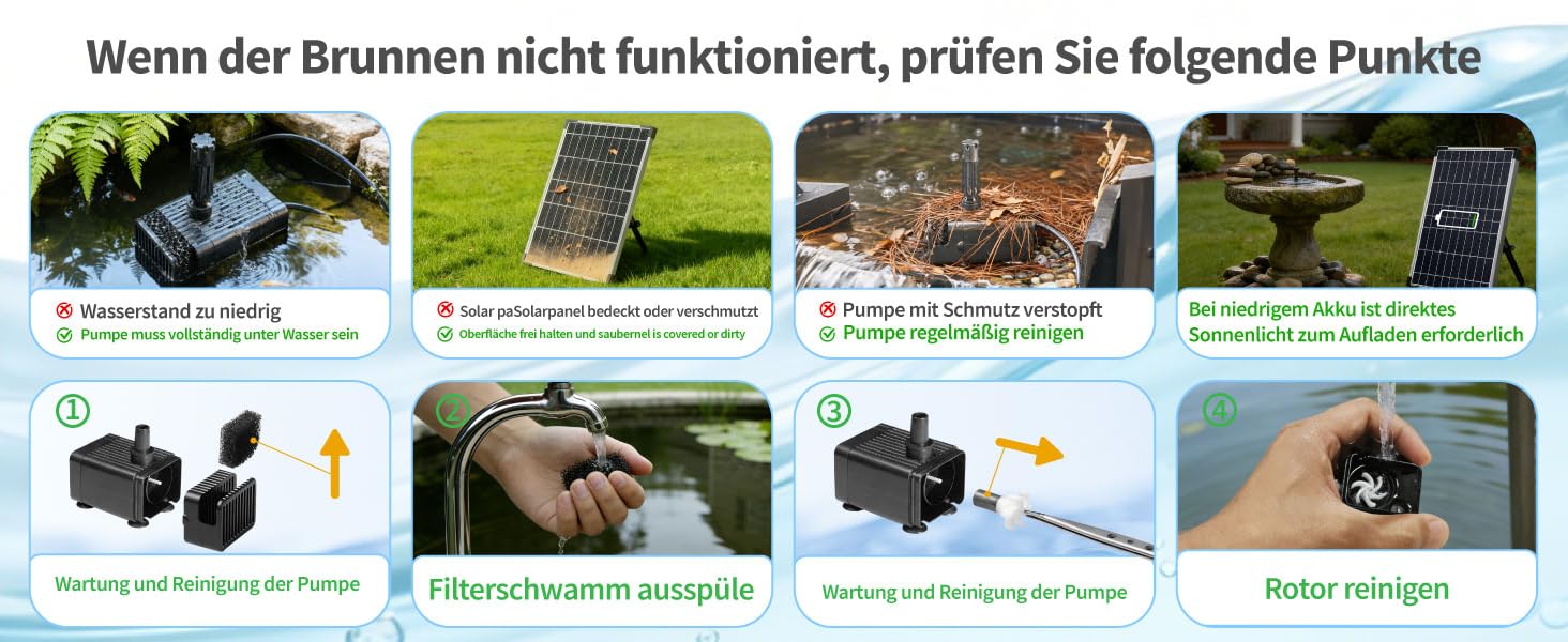 Pflege und Nutzung