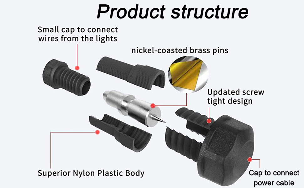 Paisaje Lighting Connectors