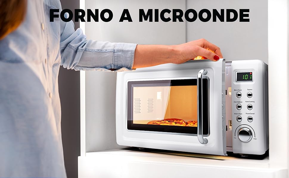 Forno a Microonde 20 Litri Forno a Microonde Piccolo Con 6 Potenze E  Modalità