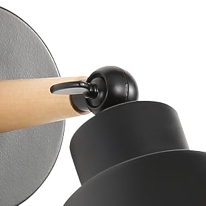 lampada muro legno