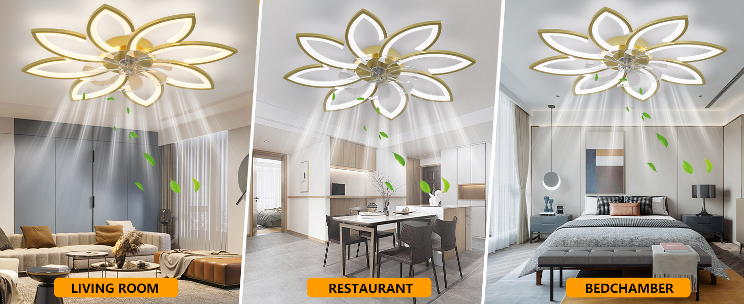 low profile ceiling fan with light
