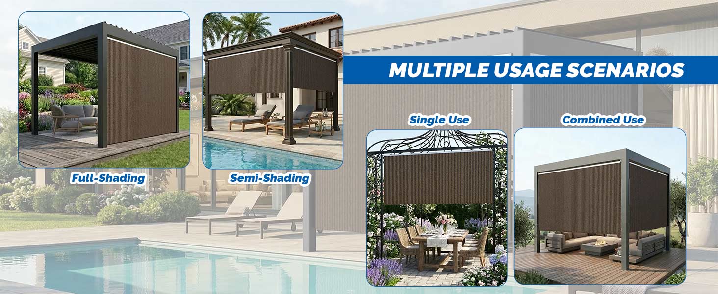 outdoor roller shade