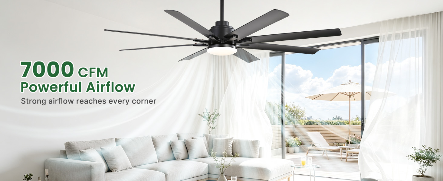 high cfm ceiling fan
