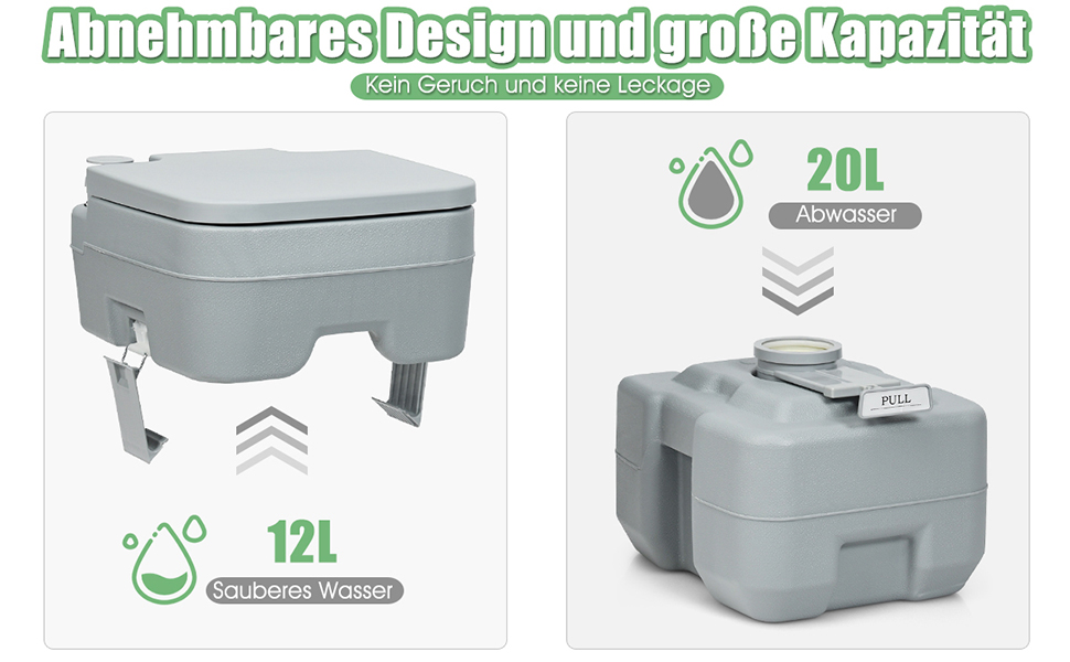 mobile toilette Campingtoilette porta potti camping bio toilette wc chemietoilette garten toiletten