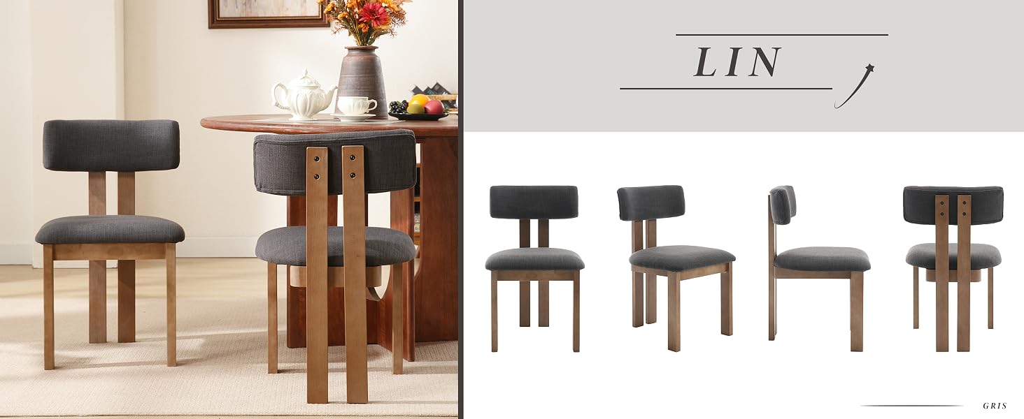Chaise bois sans accoudoirs