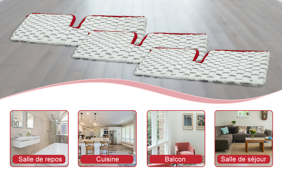 Almohadilla de repuesto para fregona compatible con Vileda Promis Max