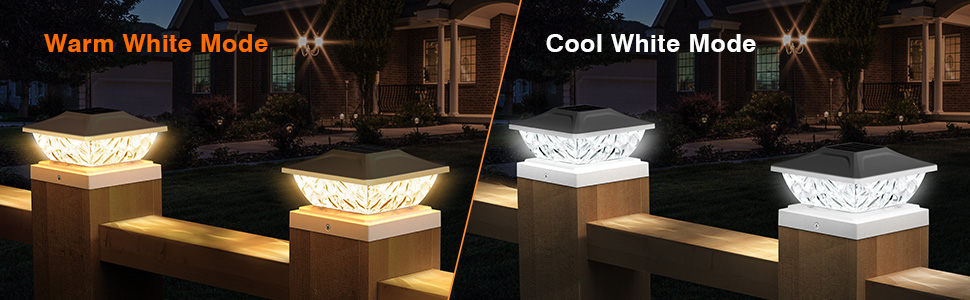 fence post lights solar powered