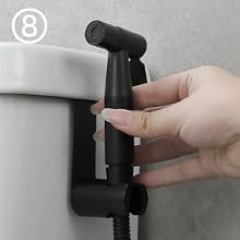 Acier Inoxydable Kit Douchette Toilette