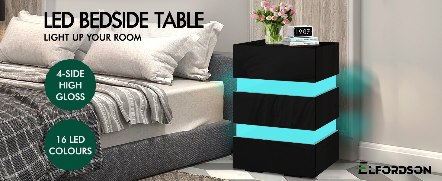 LED Bedside Tables