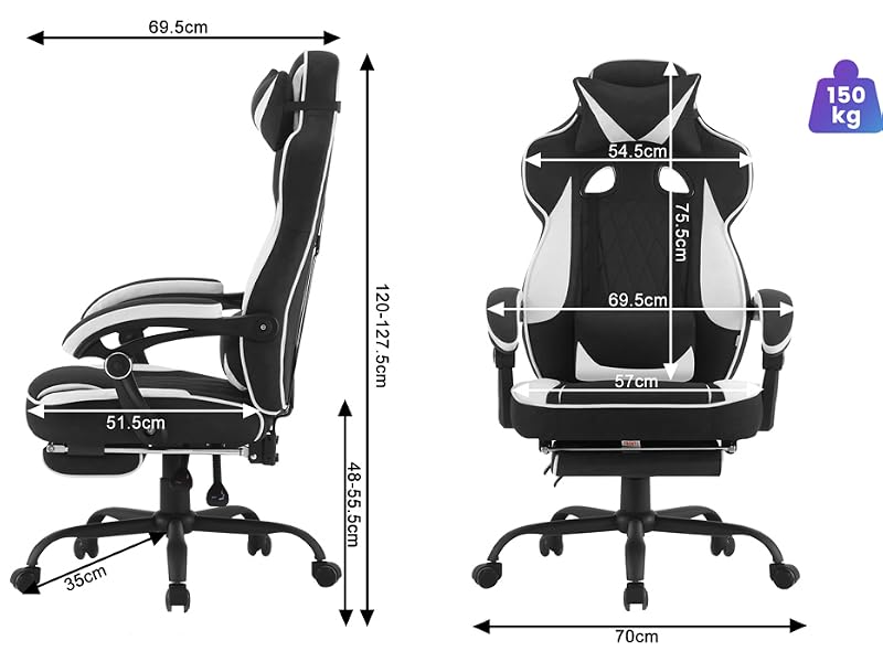 WOLTU Silla Gaming Ergonómica