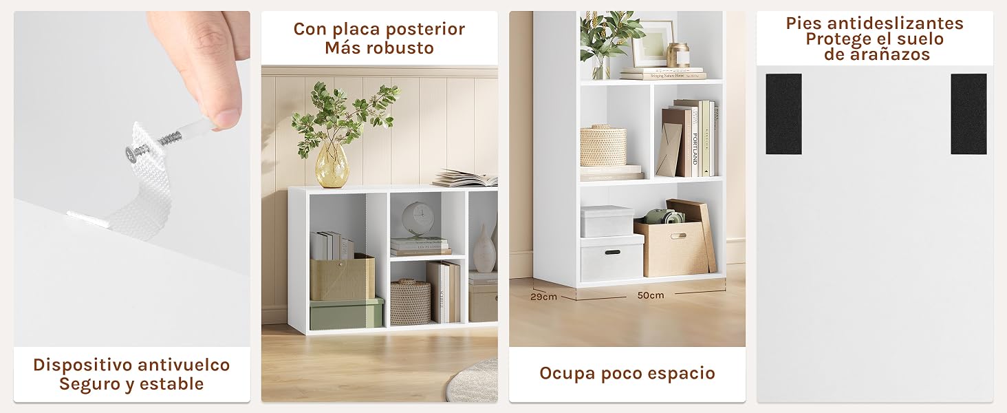 la unidad de pared está hecha de madera blanca y tiene un estante y estanterías